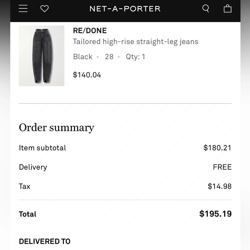 Re/Done High Waist Tailored Jeans - Bespoke - Picture 4 of 4